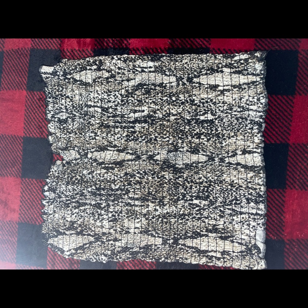 Snake Print Tube Top